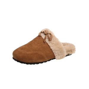 여성 블로퍼 프렌치 리본 플로퍼 뮬슬리퍼 플랫 슈즈 봄 가을 발편한 여자 블로퍼 슬리퍼