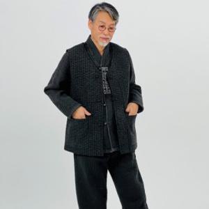 백제봉 생활한복 겨울 누비 개량한복 저고리 바지 누빔 조끼 3벌 세트 절복 법복 승복