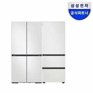 최대혜택가289만) 비스포크 키친핏 냉장고 김치냉장고 세트 RM70F63R2A+RQ33DB74D2AP 올코타화이트