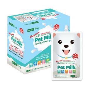 프리미엄 펫밀크 150ml 10개 강아지 고양이 애견 우유