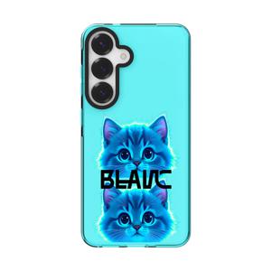 최신 귀여운 갤럭시 아이폰 케이스 아기 고양이 블루 / 핸드폰케이스 S25 S24 16 15 플러스 울트라 프로