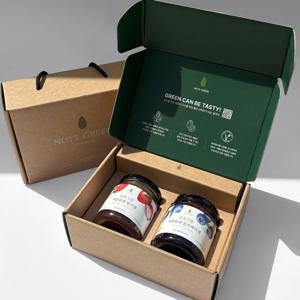 넛츠그린 저당 저칼로리 딸기잼  블루베리 과일잼 2구 선물세트