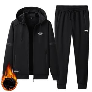 지프스피릿 JEEP SPIRIT 남중년 기모 도톰 캐주얼 트레이닝복 트레이닝 세트 아빠 남장 21855