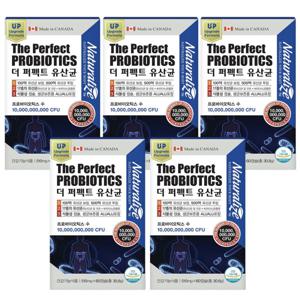 더 퍼펙트 유산균 프로바이오틱스 510mg 60캡슐 5박스 10개월분