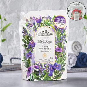 르샤트라 아이리스세이지 섬유유연제 1.5L 리필 6개 1BOX + 사은품 르샤트라 200g 2개