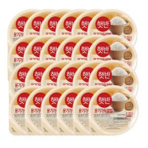 (HOT특가딜)(깜짝)햇반 윤기가득쌀밥 210g 24입 (1박스)
