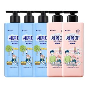 온더바디 세꼼마 항균 핸드워시 480ml 5개 (레몬버베나3개+파우더2개)