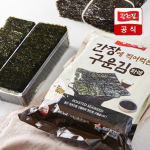 (신선집중) 광천김  간장에 찍어먹는 구운 파래 식탁김 450매 내외 (120G) / 제철 파래김 잘려있어간편해요