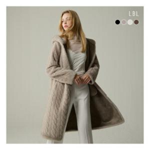 LBL (25FW) 에센셜 FAUX 세이블 롱 코트