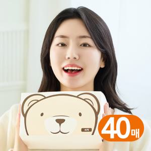 프리미엄곰도리 케어+온열안대 스팀아이마스크 수면안대 일회용안대 눈찜질팩 40매