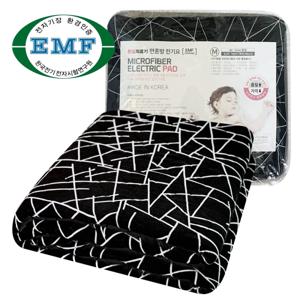 전기요 전기장판 중형(100x180cm)1인용 EMF 스파이더블랙 /당일출고 무자계 탄소