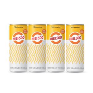 광동 비타500F 240ml x 60캔 고용량 비타민C 1200mg 드링크 건강 음료