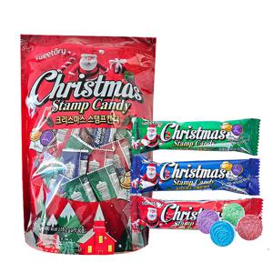 스위토리 크리스마스 스탬프 캔디 사탕 1064g 대용량 팩 모음 (젤리/초콜릿/사탕) 스탬프 캔디