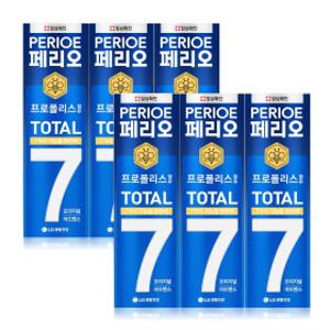 페리오 토탈7 치약 120g 6개(3입 2세트)(오리지날)