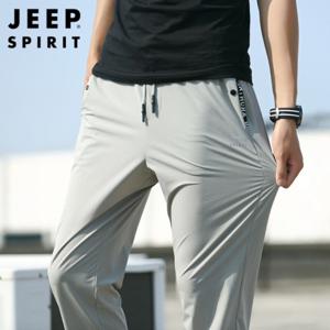 JEEP SPIRIT 지프스피릿 아이스 캐주얼 팬츠 남성 여름 얇은 슬랙스 속건트레이닝팬츠 7073