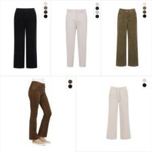 (광주신세계)남여 코듀로이 특가모음 와이드/테이퍼드/세미와이드/부츠컷  4종택1 4PP1093109620932095