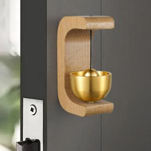 원목 현관 내추럴 도어벨 액막이 풍경 문종 현관문종 개업 집들이 이사 선물