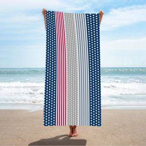 웨일릿 바캉스용 대형 비치타올 선명컬러 초극세사 180 x 100 cm 아트워크