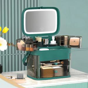 ANVAVA 다용도 LED 화장품  액세서리 수납함