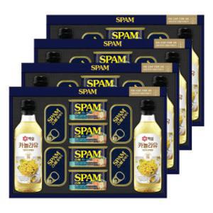 CJ선물세트 스팸 스마일호 4개 +쇼핑백 (지마켓 ONLY)