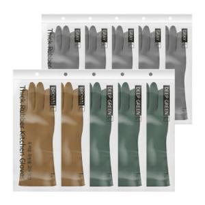 두꺼운 주방용 고무장갑 (S/M/L) 10개입 균일가 천연라텍스 김장용고무장갑 음식용고무장갑