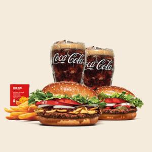 (버거킹) 갈릭불고기와퍼+와퍼주니어+콜라R+콜라R+쉐이킹프라이 매콤치즈