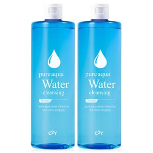 퓨어 아쿠아 미네랄 클렌징워터 대용량 500ml 2개