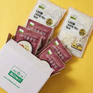 칠갑농산 떡국 세트 (떡국떡 500g 2봉+사골육수 300g 4봉)