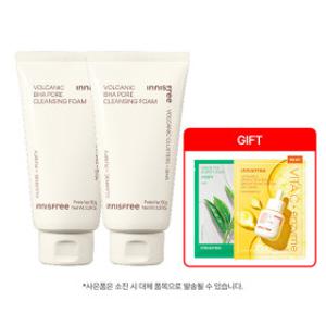 화산송이 모공 바하 클렌징 폼 150g 2개 + GIFT
