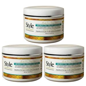 모로칸 아르간 헤어팩 대용량 500ml 3개 극손상 물미역 트리트먼트 프리미엄 헤어클리닉