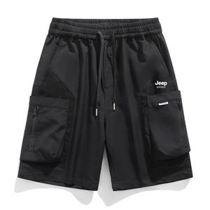 지프스피릿 JEEP SPIRIT 여름 트레이닝 반바지 와이드 스트레이트 팬츠 남녀 패션 K185