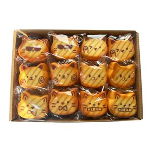 냥냥이빵 스퀴시 랜덤 말랑이 촉감 인형 12개 1세트 랜덤 배송