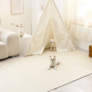 (애견매트 특가)디오마레 PVC 국내생산 미끄럼방지 강아지매트 애견매트 러그중형 180x140cm 슬개골탈구예방