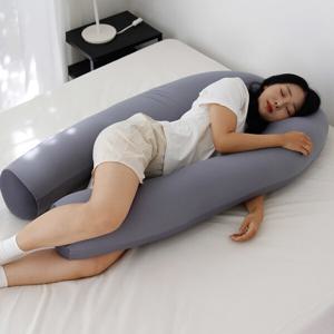 폴랑 바디필로우 U자형 뚱뚱한 롱쿠션 대형 안고자는 긴베개 경추라인 4color 100% 국내제작