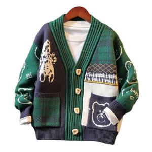 아동복 남자 어린이 외투 니트 스웨터 카디건 중 대동 봄 가을 신상 어린이 가을 외투