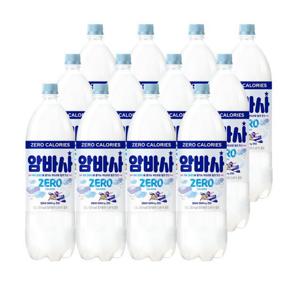 암바사 제로 1.5L x 12개 by환타 우유 소다맛