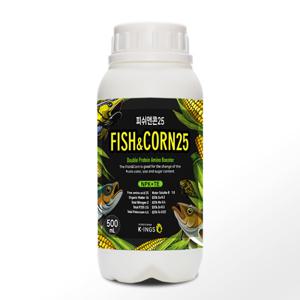 피쉬앤콘25 500ml 동물성 식물성 유리아미노산 NPK 복합비료 더블 아미노산 생육 부스터
