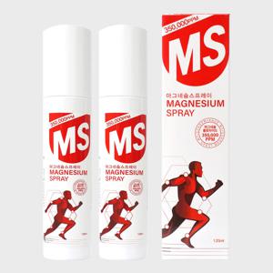 뿌리는 MS 마그네슘 스프레이 120mlX2개 고함량 마그네슘 클로라이드