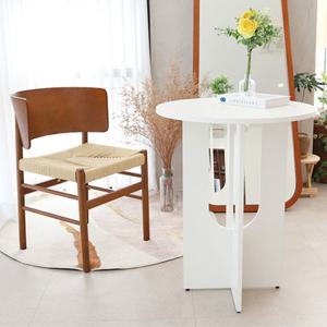 인테리어 홈카페 원형 식탁 테이블 600 까페 원룸 사무실 티테이블 2인 거실 탁자