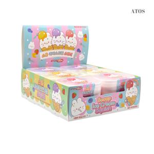 귀여운 아이스크림 스쿱 스퀴시 12개 set/ 말랑이 유아 초등 촉감놀이 장난감 최신제조  당일배송