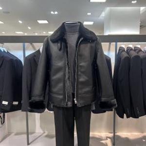 (리버스지오지아)(신세계마산점)25 FW 남성 페이크 레더 무스탕 쟈켓