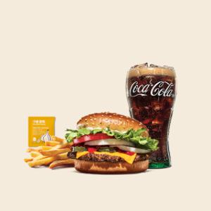 (버거킹) 치즈와퍼주니어+콜라R+쉐이킹프라이 구운갈릭