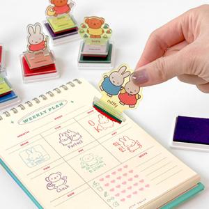 미피 스탬프 도장 만들기 칭찬 학교 수업 18개세트 랜덤발송