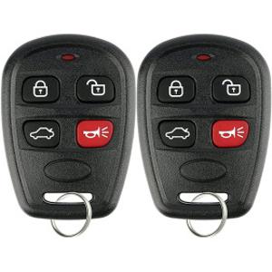 KeylessOption 키리스 엔트리 리모컨 자동차 키 포브 알람 2006-2009 기아 아만티 SY55WY8412용 (2팩)