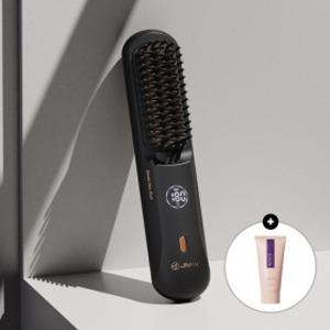 빅세일3.9만+컬크림 증정)볼륨온 무선 브러쉬 빗 고데기 매직기 음이온 정전기방지 어댑터 세트