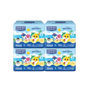 슈퍼대디 기저귀 (스타배송)아기상어 썸머 에디션 팬티형 기저귀 4팩 外 BEST 기저귀 모음전