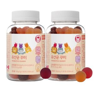 프로바이오틱스 유산균 꾸미 키즈 구미 젤리 제리 어린이 청소년 90구미 2병 3개월분