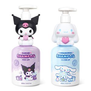 산리오 키즈 샴푸 워시 시나모롤 쿠로미 약산성 자연유래성분 어린이 유아 400ml