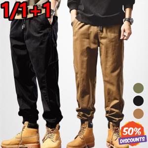1/1+1아메리칸 헤비 카고 팬츠 캐주얼팬츠 카고바지  아웃도어 등산 작업 바지 카고 밴딩 팬츠