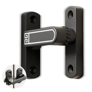 90도/180도 회전 문잠금장치 단차 조절 가능 현관문안전고리 시건장치 회전식 미닫이문잠금장치 안전고리